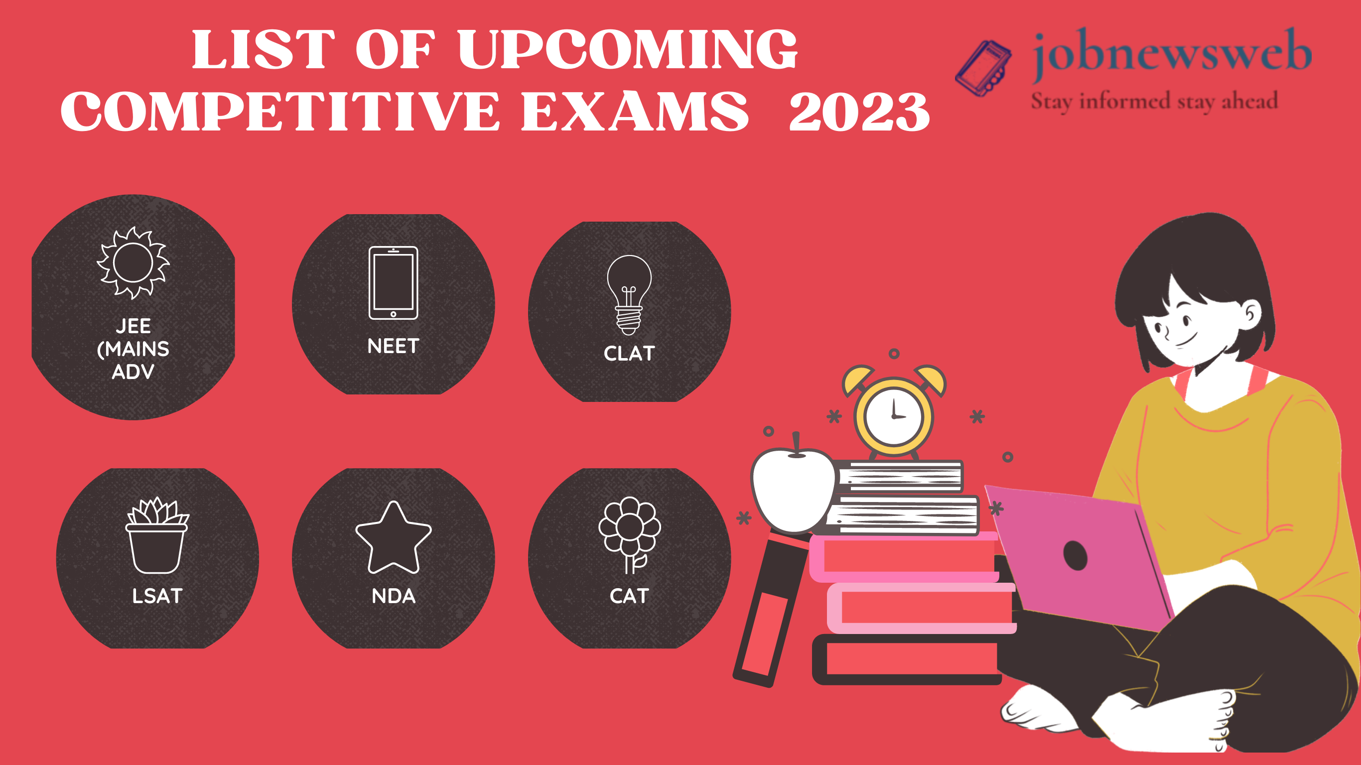 List of upcoming competitive exams 2023